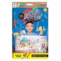 Wonder Worlds Underwater Voyage Coloring Kit