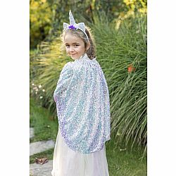 Unicorn Sparkle Cape & Headband - Size 4-6