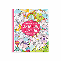 Coloring Book Enchanting Unicorn
