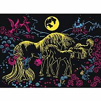 Unicorns in the Mooonlight - 100 Piece Glow Puzzle