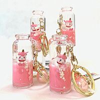 Unicorn Love Boba Bottle Keycharm