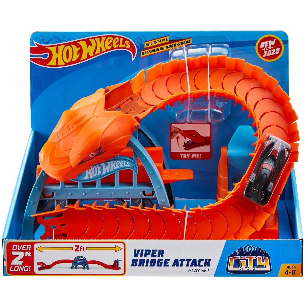 hot wheels orange snake