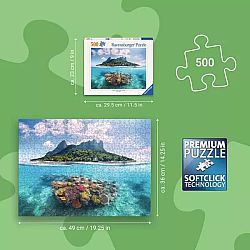 Island Waterscape - 500 Piece Puzzle