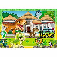 Jurassic World: Livin' the Wild Life 2x 24 Piece Puzzles