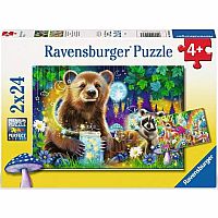 Lovely Woodland Friends - Two 24 Piece Puzzles