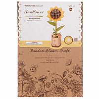 Wooden Puzzle Sunflower