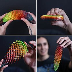 Morf Fidget Worm - Small Rainbow