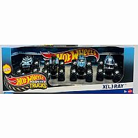 Hot Wheels Monster Trucks X(L) Ray 4pk