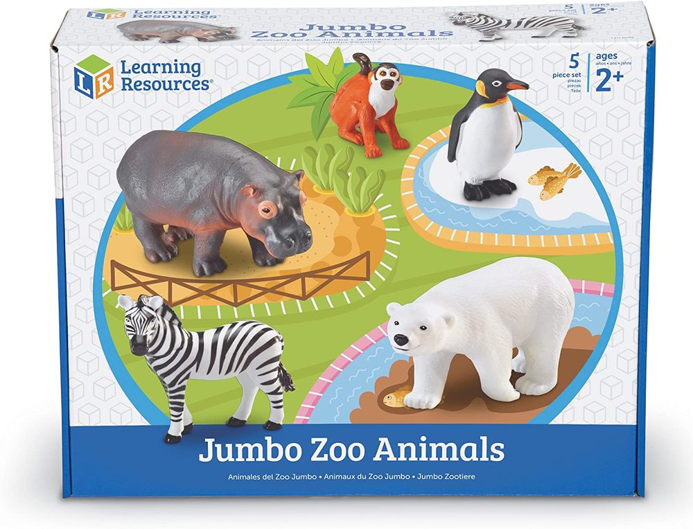 Jumbo Zoo Animals Lucky Duck Toys