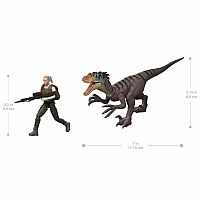 Jurassic World - Zora Bennett & Velociraptor
