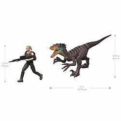 Jurassic World - Zora Bennett & Velociraptor